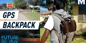 Tekoälyllä Varustettu Reppu Auttaa Sokeaa Kävelemään Julkisilla Paikoilla Ilman Koiraa tai Keppiä